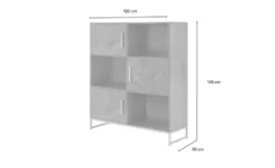 Highboard aus Massivholz Calatria