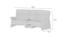 himolla Trapezsofa 4010