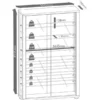 Hängevitrine Udina