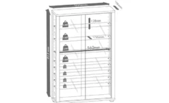 Hängevitrine Vitrosa