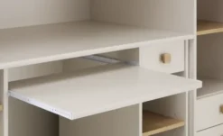 Hochbett mit Kleiderschrank und Schreibtisch Lavora