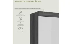 Hochschrank SCHLOONSEE, Breite 37cm, 2 Tür, 1 Schubkasten, 2 offene Fächer, MDF-Front, in verschiedenen Farben erhältlich, Badmöbel, Badschrank, Schrank, Bad Schloonsee