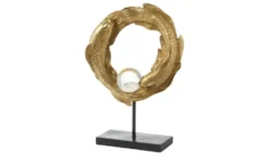 HOME STORY Deko Figur Goldfisch