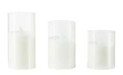 HOME STORY LED Kerze, 3er Set