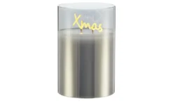HOME STORY LED Kerze Xmas