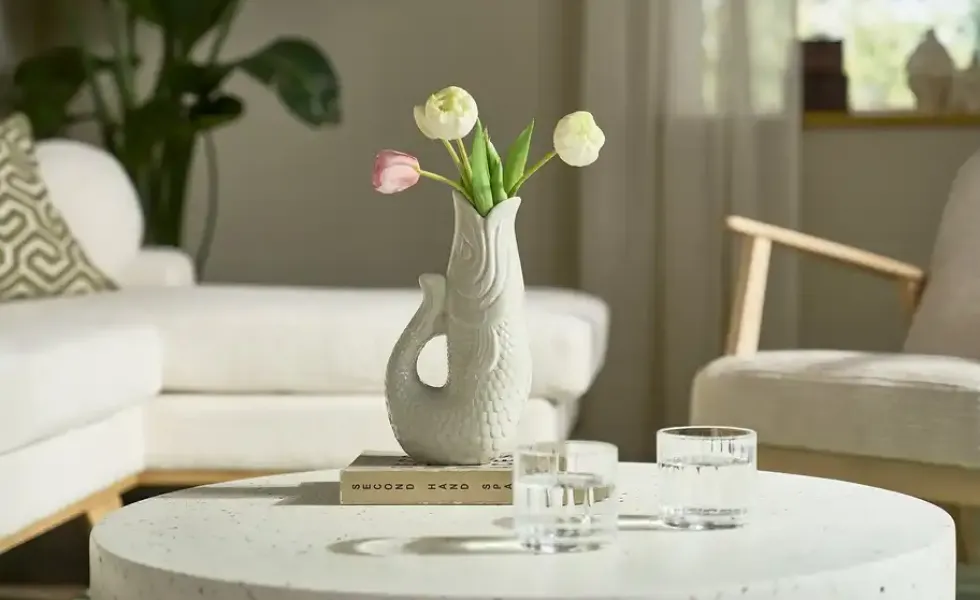 HOME STORY Vase Fisch