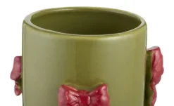 HOME STORY Vase mit 3D Schleifen