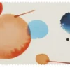 indigo Mako-Satin Bettwäsche Dots