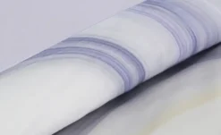 indigo Mako-Satin Wende-Bettwäsche Marble