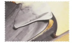 indigo Mako-Satin Wendebettwäsche Brushstroke