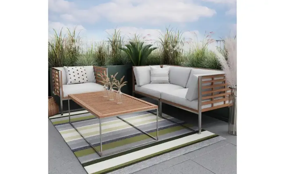 In-und Outdoor-Teppich Rosetta