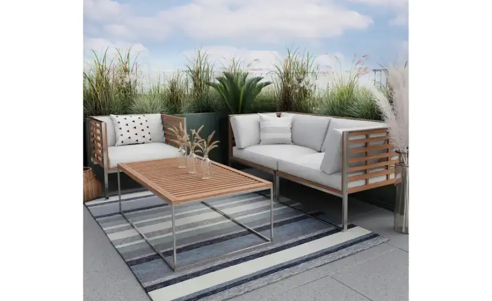 In-und Outdoor-Teppich Rosetta