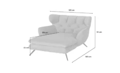 Jette Home Longseat-Sessel Samt Caldara