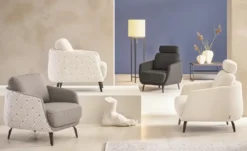 Jette Home Sessel aus Bouclé Jette About