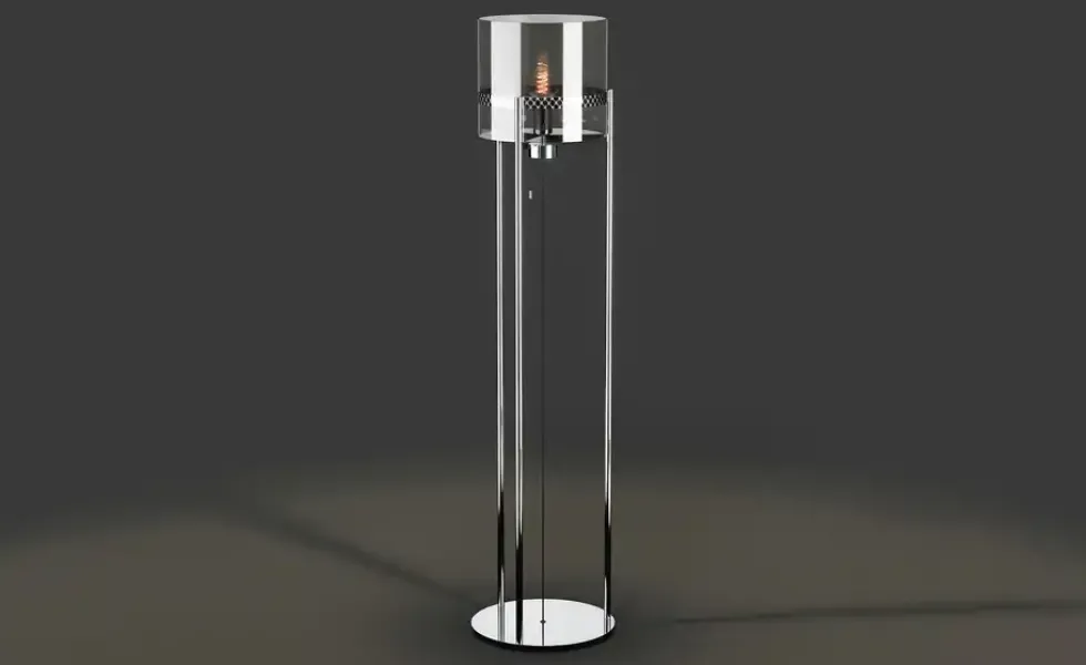 JOOP! Stehleuchte 1-flammig Round Lights Chrome