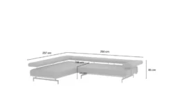 JOOP! Ecksofa Leder 24/7 8106