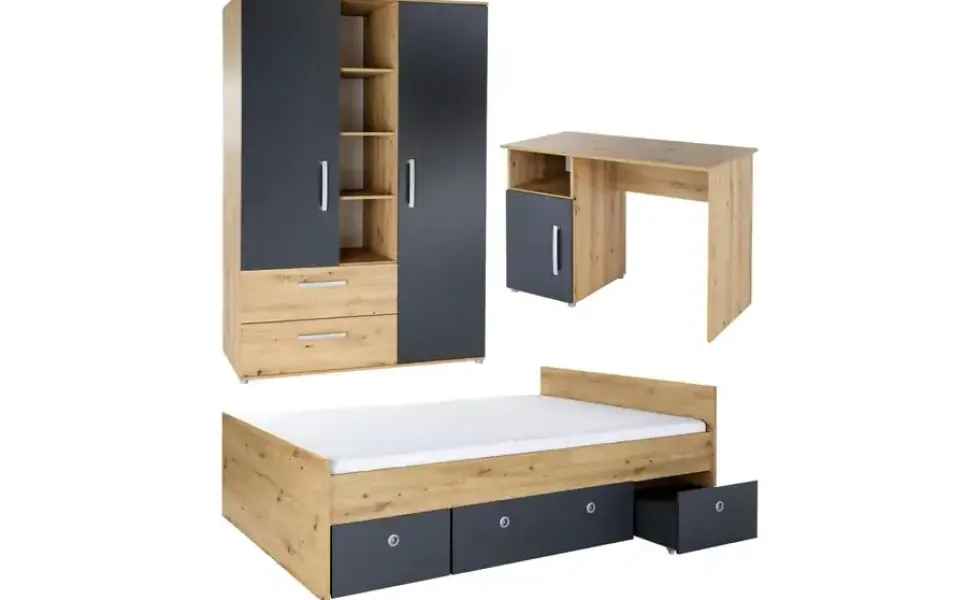 Jugendzimmer 4er-Set Alessio