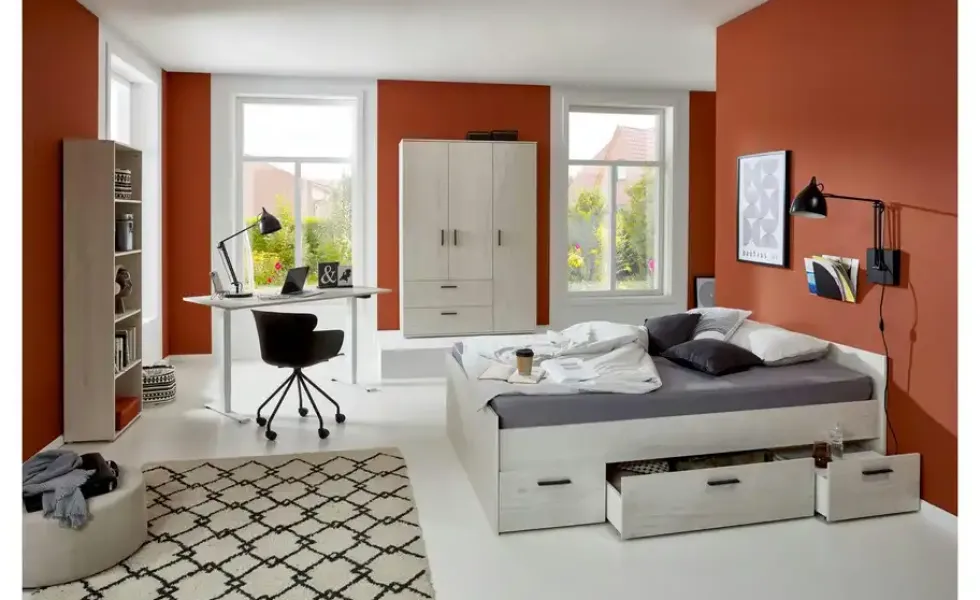 Jugendzimmer 4er-Set Mathea
