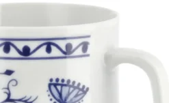 Kahla Becher mit Henkel "Rosella" Zwiebelmuster