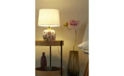 KHG Keramik-Tischleuchte, 1-flammig, `Kirschblüten`
