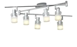 KHG LED- Deckenstrahler, 6-flammig, chrom