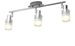 KHG LED- Deckenstrahler, 3-flammig mit Glas
