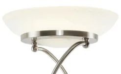 KHG LED-Deckenfluter, 2-flammig, nickel-matt
