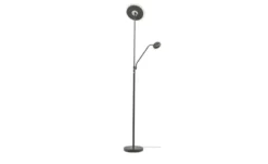 KHG LED-Deckenfluter, 2-flammig, schwarz