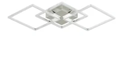 KHG LED-Deckenleuchte, Alu/chrom