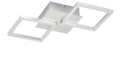 KHG LED-Deckenleuchte, 2-flammig, Alu