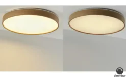 KHG LED-Deckenleuchte, 1-flammig, Eichenholz ´groß´