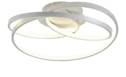 KHG LED-Deckenleuchte, 1-flammig, silberfarben
