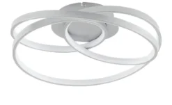 KHG LED-Deckenleuchte, 1-flammig, silberfarben