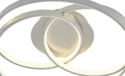 KHG LED-Deckenleuchte, 1-flammig, silberfarben