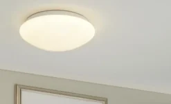 KHG LED-Deckenleuchte, Kunststoff weiß