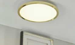 KHG LED-Deckenleuchte, messing-blank