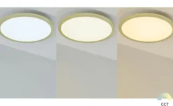 KHG LED-Deckenleuchte, messing-blank