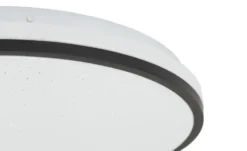 KHG LED-Deckenleuchte, schwarz mit Fernbedienung `klein