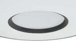 KHG LED-Deckenleuchte, schwarz mit Fernbedienung