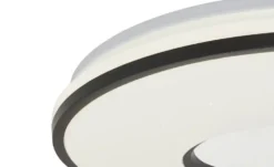KHG LED-Deckenleuchte, schwarz mit Fernbedienung
