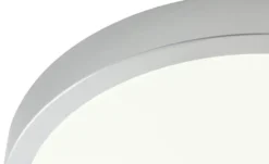 KHG LED-Deckenleuchte, silber mit Sterneneffekt