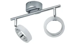 KHG LED-Deckenstrahler, 2-flammig, Acrylringe