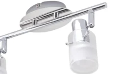 KHG LED-Deckenstrahler, 2-flammig Glas teilsatiniert