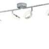 KHG LED-Deckenstrahler, 4-flammig, Acrylringe