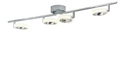 KHG LED-Deckenstrahler, 4-flammig, Acrylringe