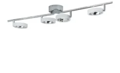 KHG LED-Deckenstrahler, 4-flammig, Acrylringe