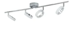 KHG LED-Deckenstrahler, 4-flammig, Acrylringe