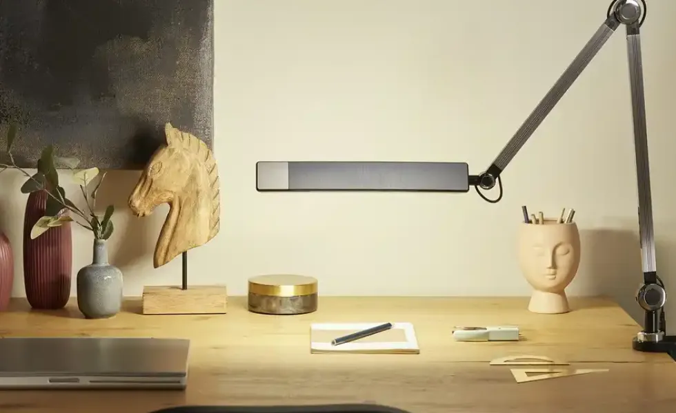 KHG LED-Klemmleuchte, 1-flammig, schwarz mit Touchpad