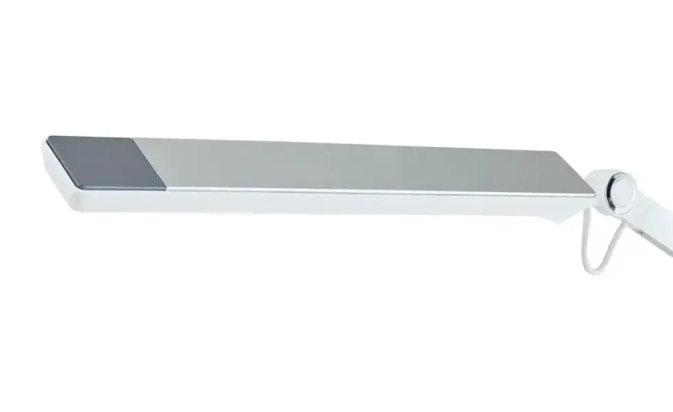 KHG LED-Klemmleuchte, 1-flammig, weiß mit Touchpad
