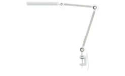 KHG LED-Klemmleuchte, 1-flammig, weiß mit Touchpad